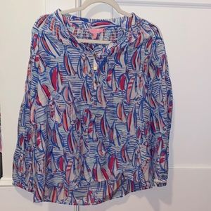 Lilly Pulitzer silk blouse